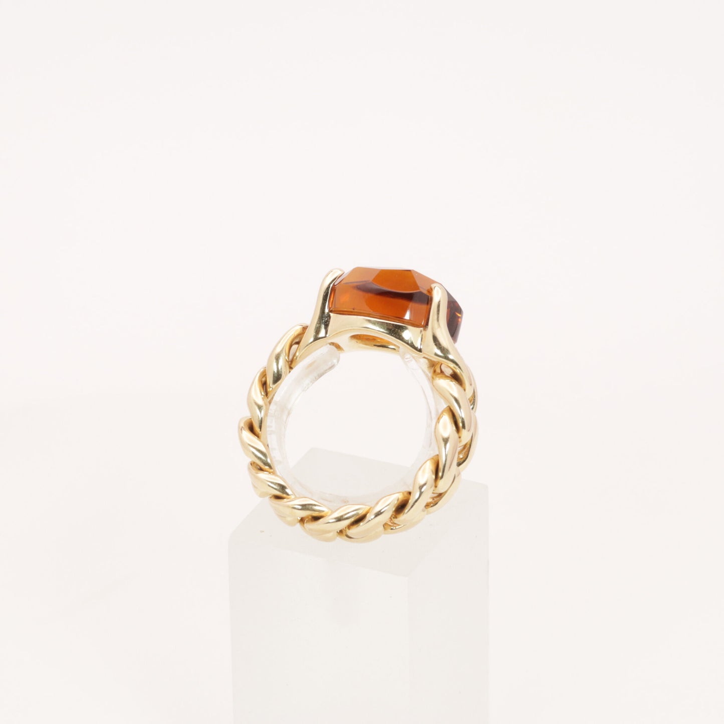 Pomellato Ring "Lola" 750er Roségold Citrin