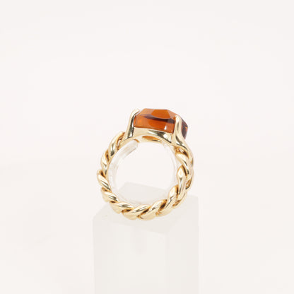 Pomellato Ring "Lola" 750er Roségold Citrin