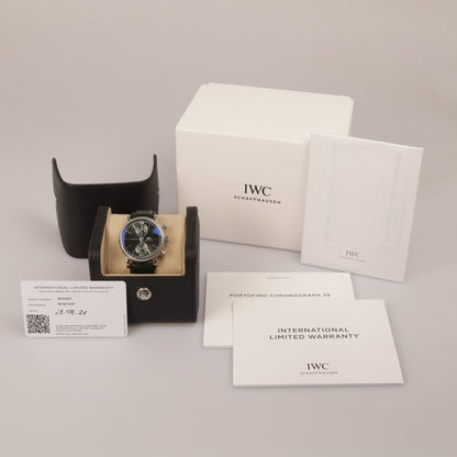 IWC Portofino Stahl Ref. IW391405 Box Papiere Chronograph