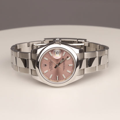 Rolex Datejust Lady | Edelstahl | rosa Zifferblatt | Referenz 279160 | 2019
