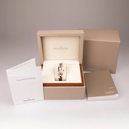 Jaeger-LeCoultre |  Idéale | 750/- Gelbgold am Lederband | Quarz | BJ. ca. 2008 | Box und Papiere