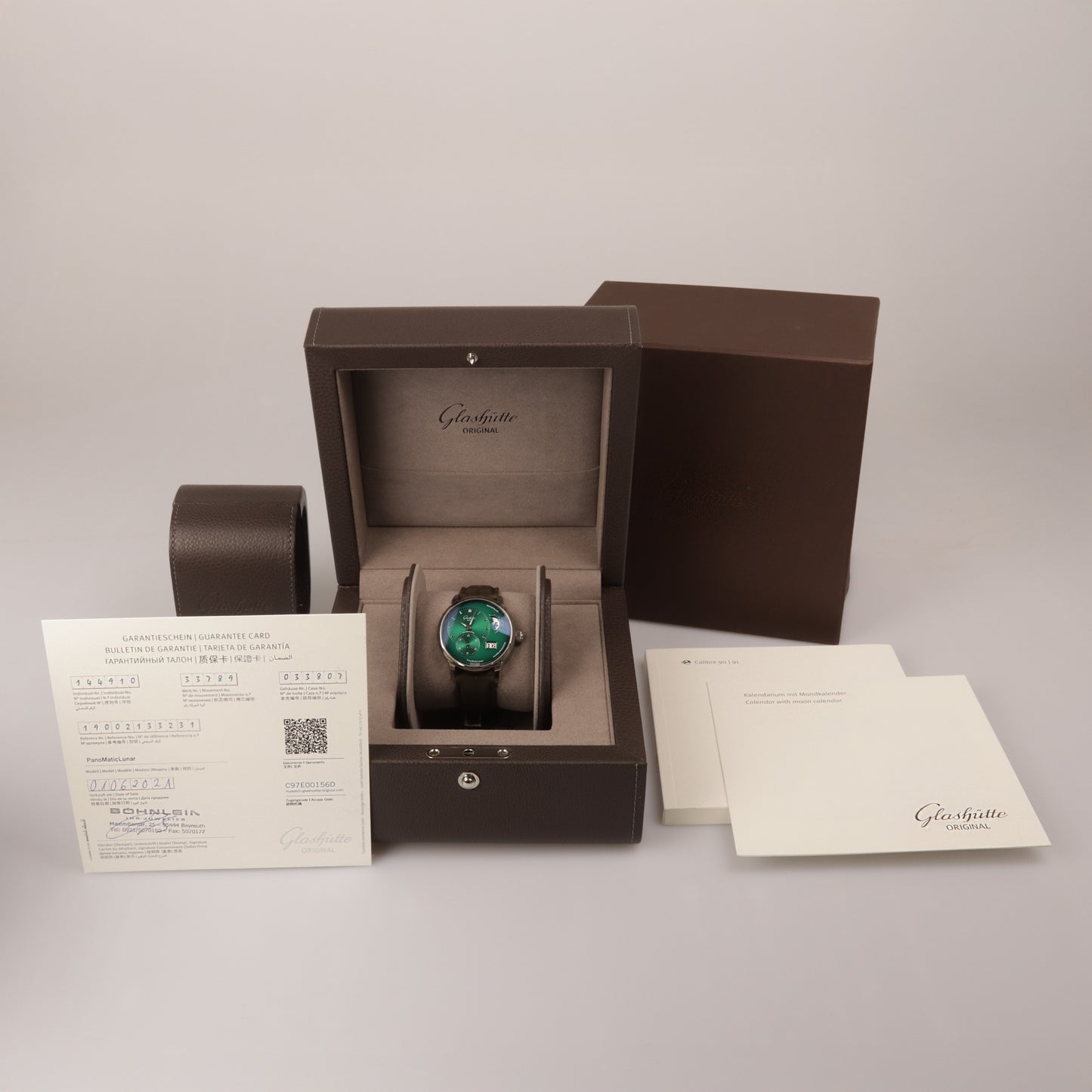 Glashütte Original | PanoMatic Lunar | 2021 | Stahl | Box + Papiere
