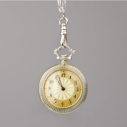 Anhängeuhr | Rarität | Longines for Tiffany | Gold/Emaille | um 1900