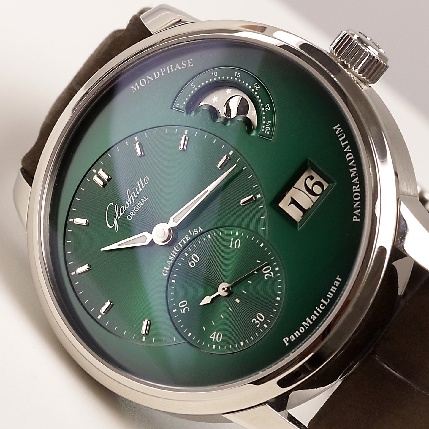 Glashütte Original | PanoMatic Lunar | 2021 | Stahl | Box + Papiere