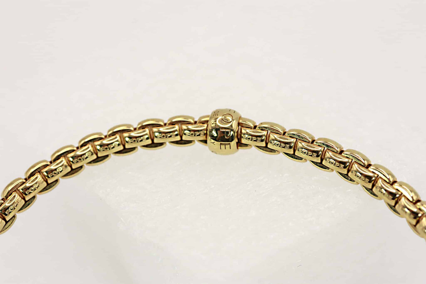 Original Fope EKA TINY Flex it Armband - 750/- Gelbgold mit 0,19ct Pave Brillant !!NEU!!