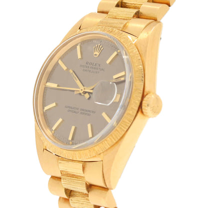 Rolex Datejust | 36mm | 18kt Gelbgold | President Borke | ca.1966 | 1607 | Luxusuhr