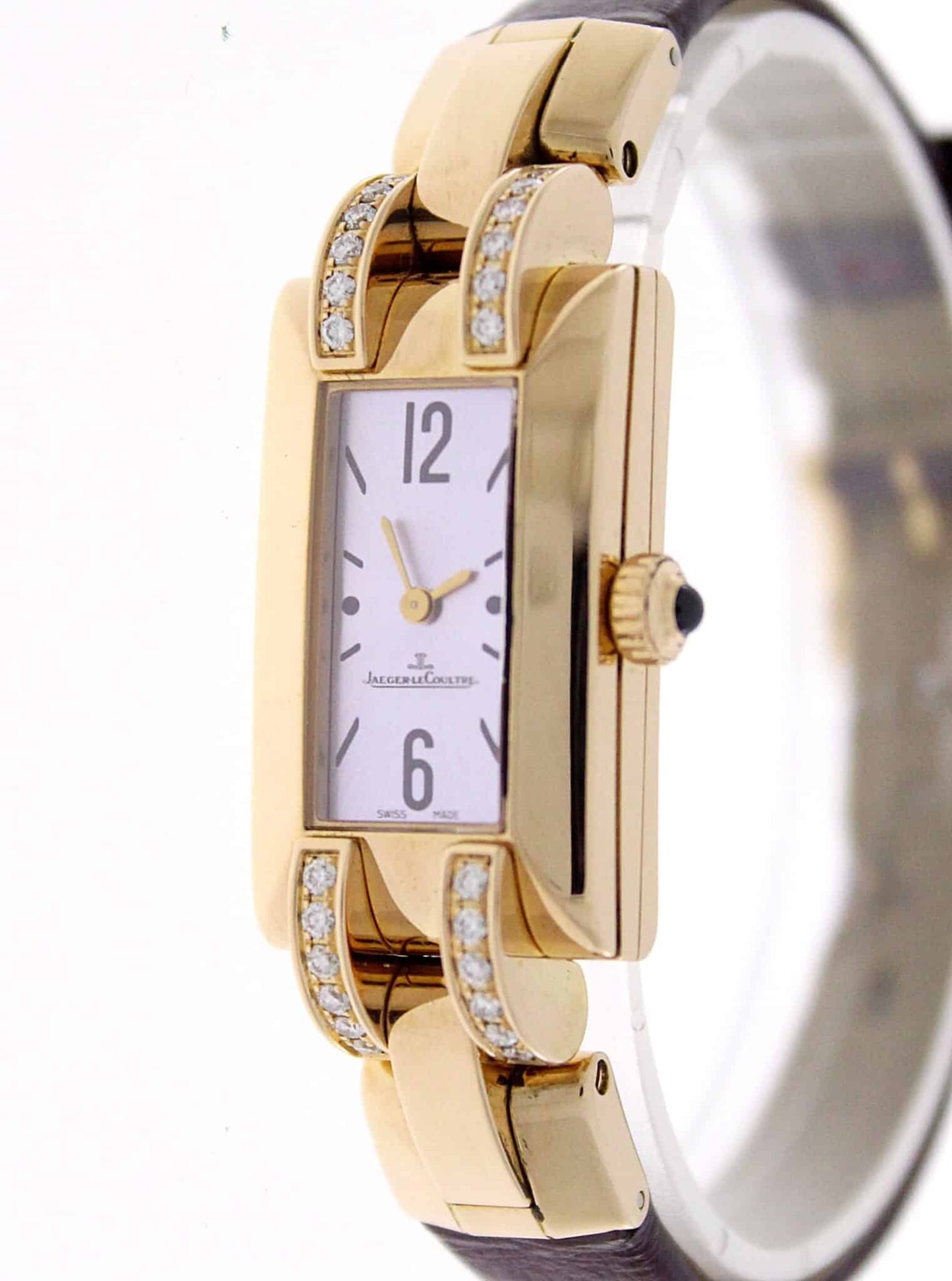 Jaeger-LeCoultre |  Idéale | 750/- Gelbgold am Lederband | Quarz | BJ. ca. 2008 | Box und Papiere