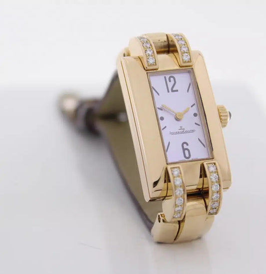 Jaeger-LeCoultre |  Idéale | 750/- Gelbgold am Lederband | Quarz | BJ. ca. 2008 | Box und Papiere