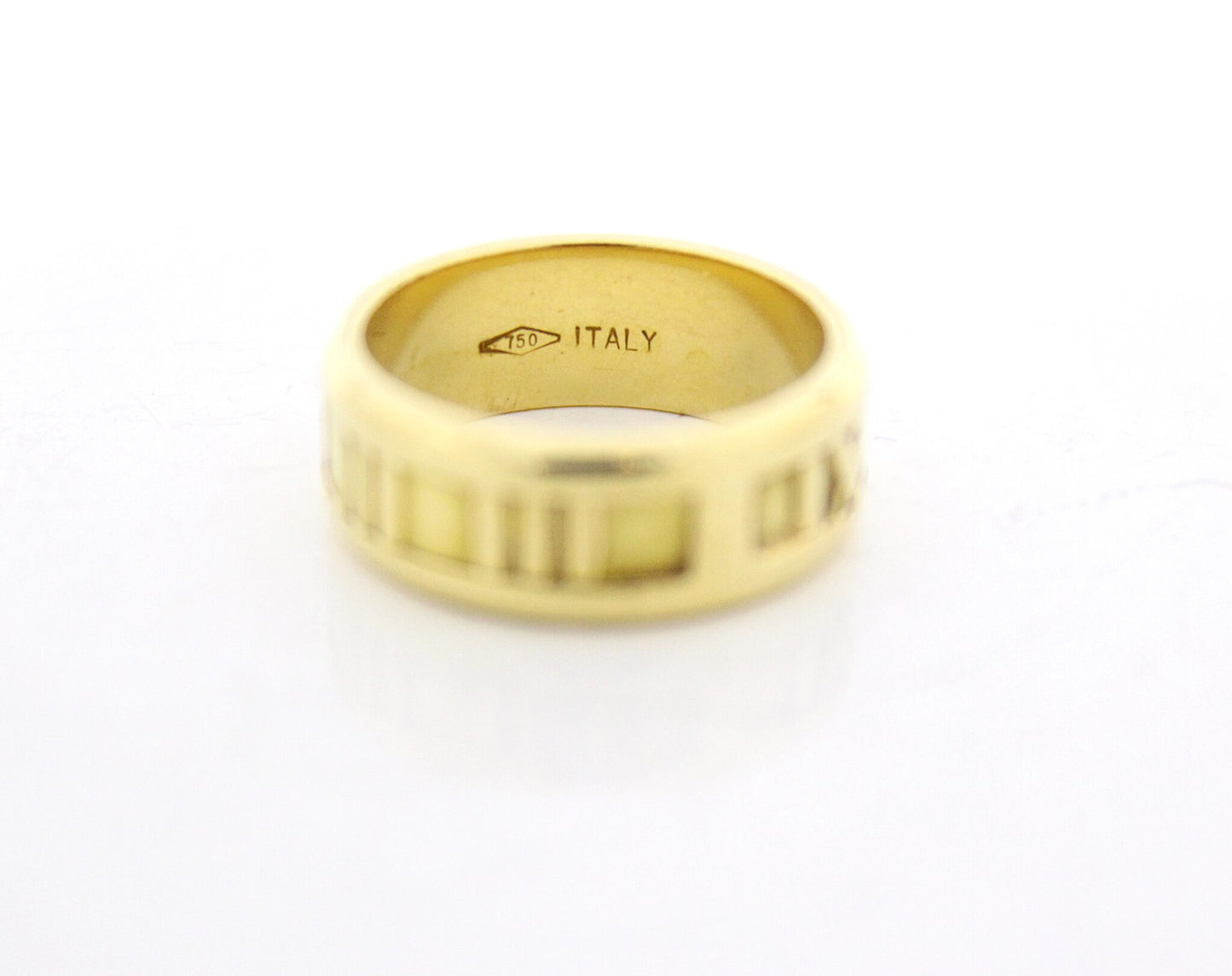 Tiffany & Co. Ring "Atlas" 750er Gelbgold Atlas römische Ziffern