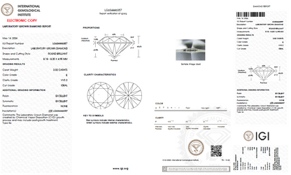 LAB-GROWN Diamant | 2,02 ct E-VVS2 | mit IGI Expertise