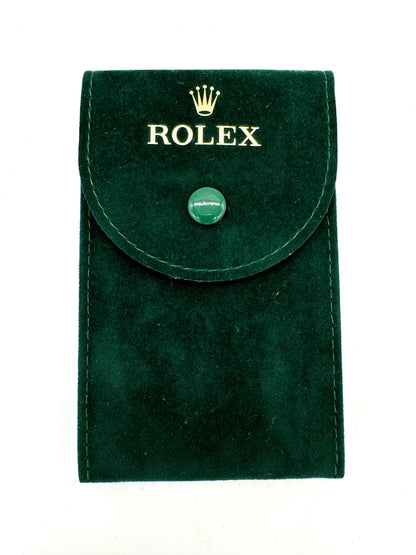 Rolex Reise-Etui | Vintage | Uhren Sammler | grün | 11,0 cm x 7,0 cm