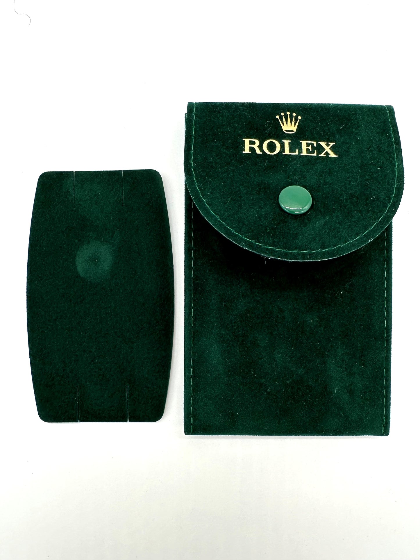 Rolex Reise-Etui | Vintage | Uhren Sammler | grün | 11,0 cm x 7,0 cm