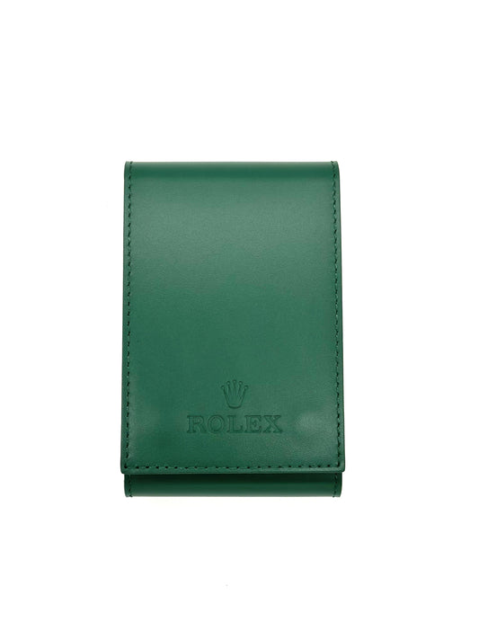 Rolex Reise-Etui | Vintage | Uhren Sammler | grün | 11,0 cm x 7,0 cm x 2,5 cm