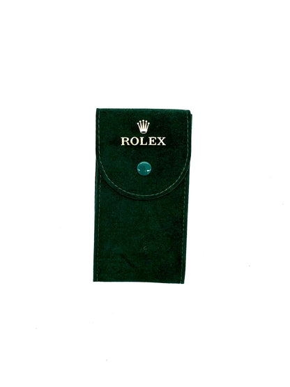 Rolex Reise-Etui | Vintage | Uhren Sammler | grün | 12,0 cm x 6,5 cm