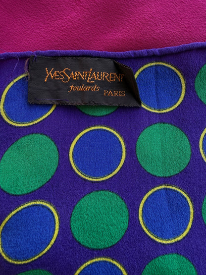 Yves Saint Laurent Seidentuch 82 cm  x 82 cm